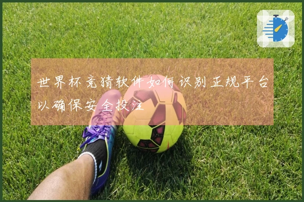 世界杯竞猜软件如何识别正规平台以确保安全投注
